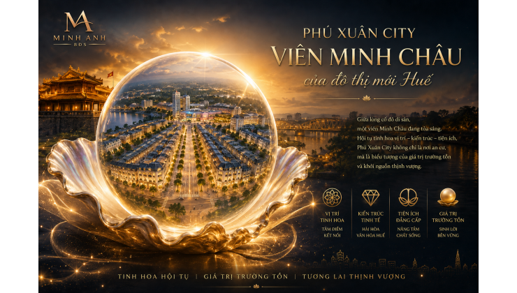 Phú Xuân City - Dòng Tiền Hiện Hữu 40 -120tr/1 Tháng